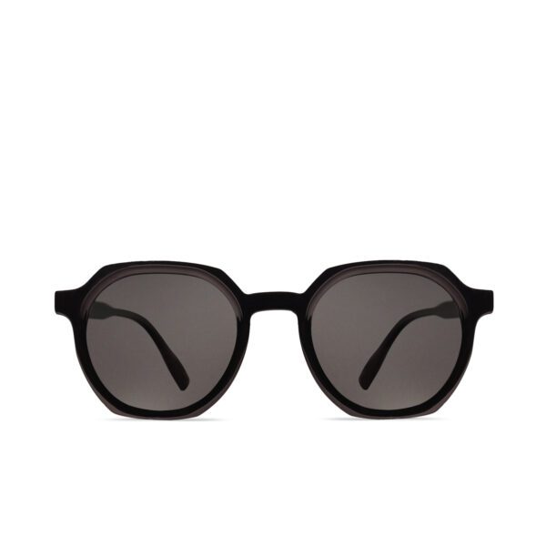 Eyenic Aura Round Polarised Sunglasses Black